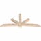 Ekena Millwork Alberta Smooth Timber Gable Bracket, Douglas Fir, 96"W x 44"H x 3 1/2"D x 5 1/2"F, 11/12 Pitch GBW096X44X0406ALB00SDF - alternate 4